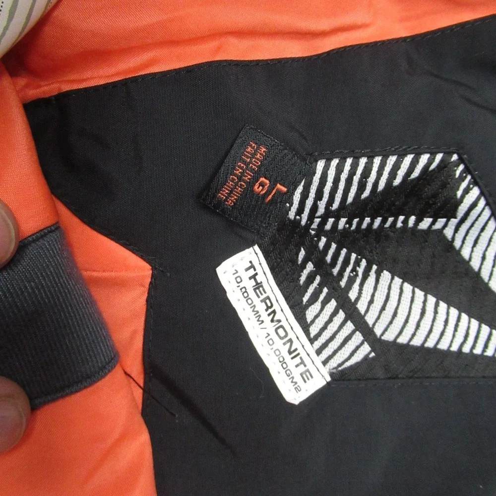 Volcom Snow Pants Mens‎ Large Black Thermonite Insulated Waterproof Slopes 38x33